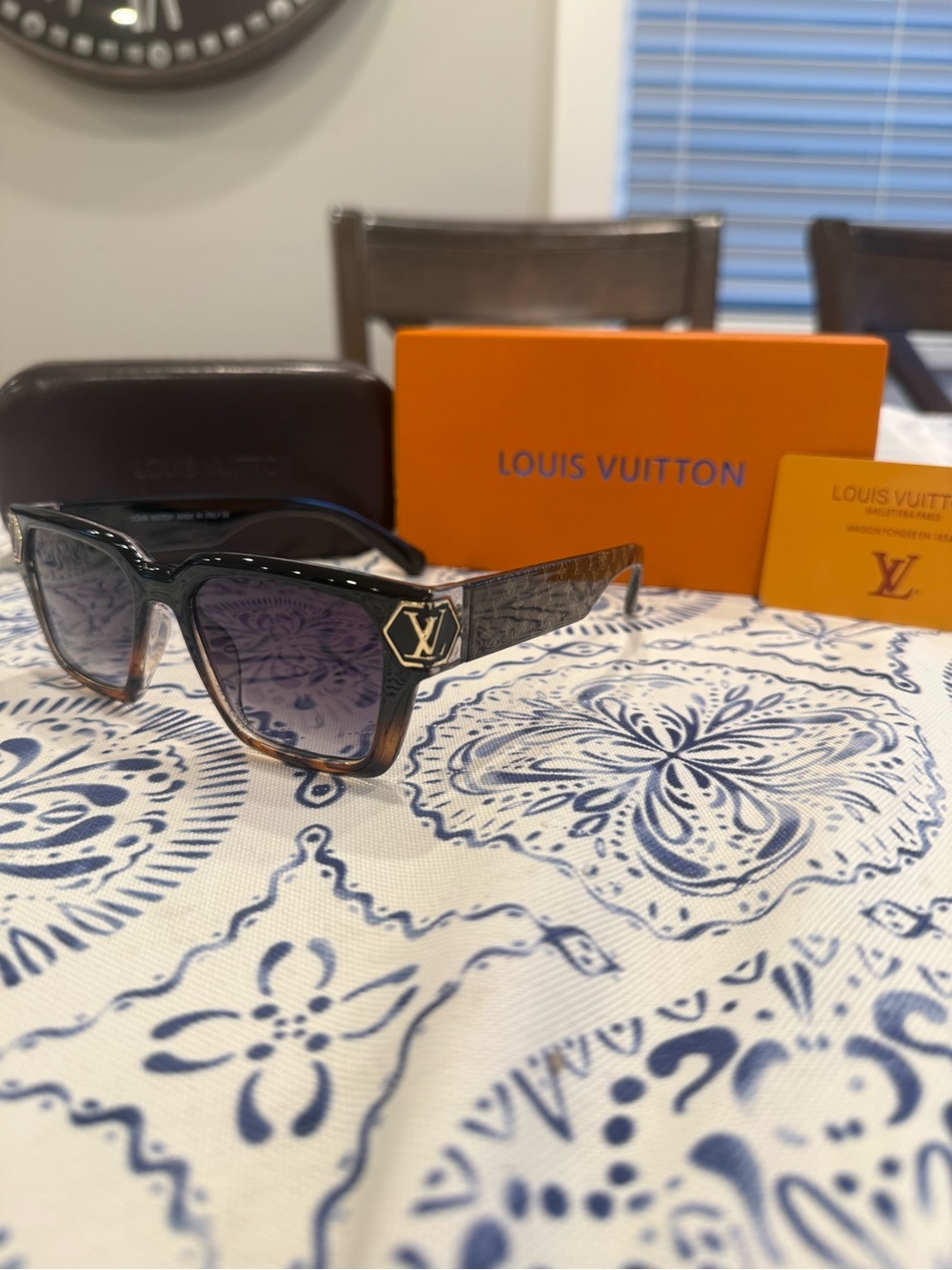 Sunglasses with Logo Accents